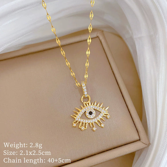 Wholesale Necklace Stainless Steel Copper Animal Zodiac Cartoon Minimalist Style