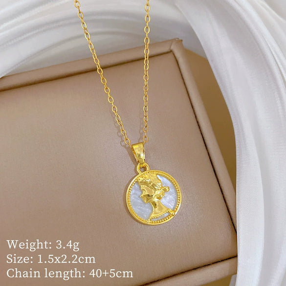 Wholesale Necklace Stainless Steel Copper Animal Zodiac Cartoon Minimalist Style