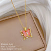 Wholesale Necklace Stainless Steel Copper Animal Zodiac Cartoon Minimalist Style