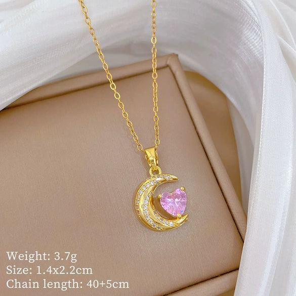 Wholesale Necklace Stainless Steel Copper Animal Zodiac Cartoon Minimalist Style