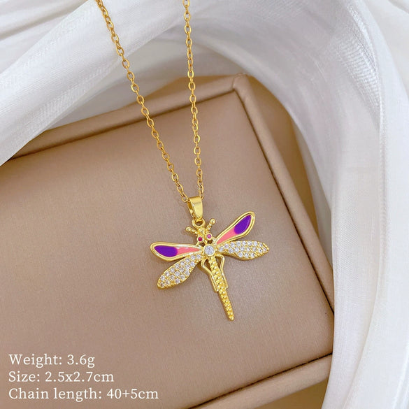 Wholesale Necklace Stainless Steel Copper Geometric Cartoon Style