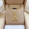 Wholesale Necklace Stainless Steel Copper Geometric Fishtail Cartoon Minimalist Unisex