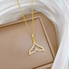 Wholesale Necklace Stainless Steel Copper Geometric Fishtail Cartoon Minimalist Unisex