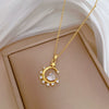 Wholesale Necklace Stainless Steel Copper Geometric Luxury Women's Allmatch Clavicle Chain