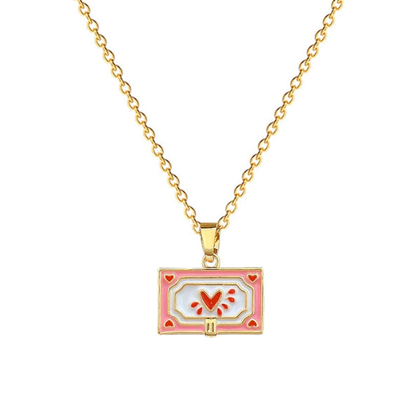 Wholesale Necklace Stainless Steel Copper Geometric Minimalist Style