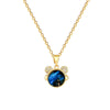 Wholesale Necklace Stainless Steel Copper Geometric Style Cartoon Starry Sky Cat Pendant