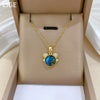 Wholesale Necklace Stainless Steel Copper Geometric Style Cartoon Starry Sky Cat Pendant