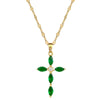 Wholesale Necklace Stainless Steel Cross Geometric Female Light Luxury Temperament