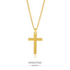 Wholesale Necklace Stainless Steel Cross Hip Hop Fashion Electroplating Ochain Unisex