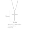Wholesale Necklace Stainless Steel Cross Hip Hop Fashion Electroplating Ochain Unisex