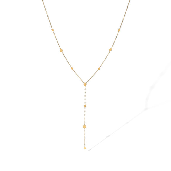 Wholesale Necklace Stainless Steel Geometric Chain Tassel Clavicle Chain For Female