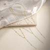 Wholesale Necklace Stainless Steel Geometric Chain Tassel Clavicle Chain For Female