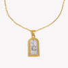 Wholesale Necklace Stainless Steel Geometric Electroplated Heart Tarot Style For Women