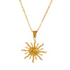 Wholesale Necklace Stainless Steel Geometric Electroplating Minimalist Style For Women