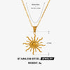 Wholesale Necklace Stainless Steel Geometric Electroplating Minimalist Style For Women