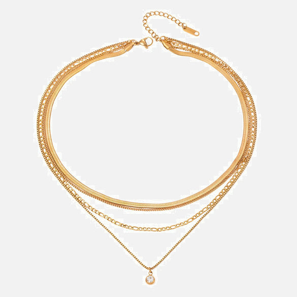 Wholesale Necklace Stainless Steel Geometric Electroplating Original Design For Women