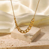 Wholesale Necklace Stainless Steel Geometric Electroplating Women's