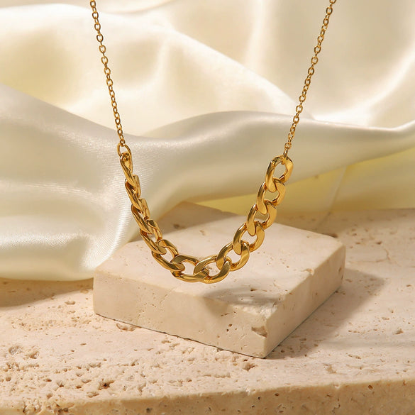 Wholesale Necklace Stainless Steel Geometric Electroplating Women's