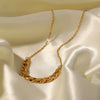 Wholesale Necklace Stainless Steel Geometric Electroplating Women's