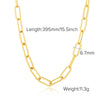 Wholesale Necklace Stainless Steel Glass Pearl Geometric Pattern Electroplating For Women