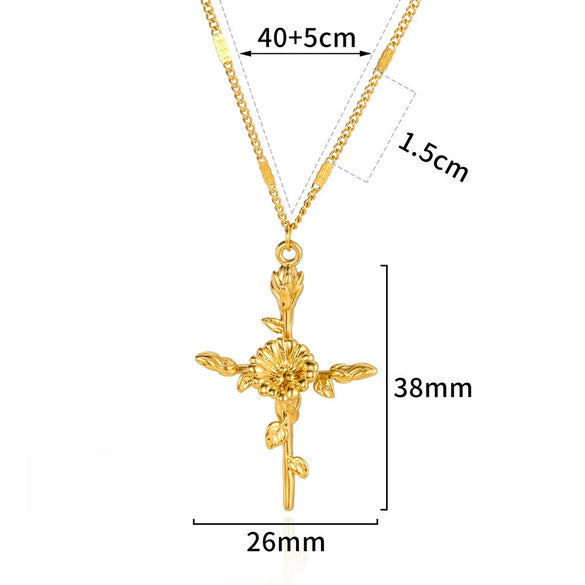 Wholesale Necklace Stainless Steel Gold Electroplated With Letters Numbers Text Pattern