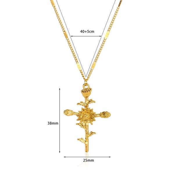 Wholesale Necklace Stainless Steel Gold Electroplated With Letters Numbers Text Pattern