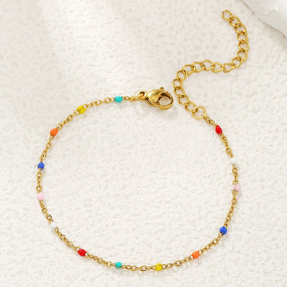 Wholesale Necklace Stainless Steel Handmade O Word Chain Geometric Style For Women