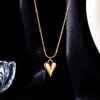 Wholesale Necklace Stainless Steel Heart Shape Electroplating Cold Style Versatile For Women