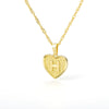 Wholesale Necklace Stainless Steel Hiphop Style Love Heart Letter Pendant Chain