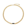 Wholesale Necklace Stainless Steel 18K Gold Plated Geometric Microencrusted Color Zirconium For Women