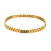 Wholesale Necklace Stainless Steel 18K Gold Plated Geometric Microencrusted Color Zirconium For Women