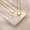 Wholesale Necklace Stainless Steel 18K Goldplated Geometric Eternal Infinity 8Shaped Pendant For Women
