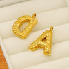Wholesale Necklace Stainless Steel Letter Embossed Electroplating Design For Men And Women