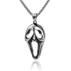 Wholesale Necklace Stainless Steel Skull Mask Ghostface Pendant Hip Hop Style With Cartoon Characters Leaves U Shape Geometric Animal Zodiac Patterns