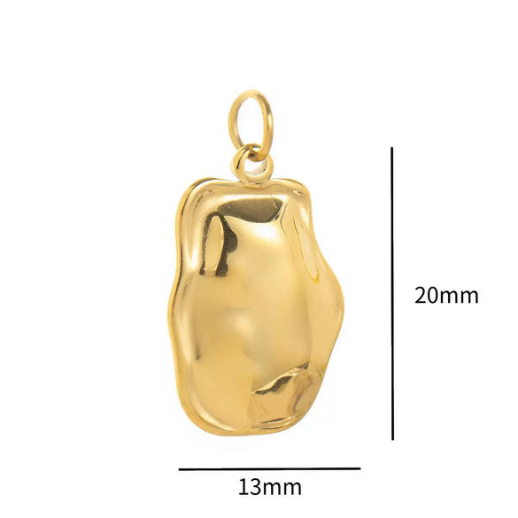 Wholesale Necklace Stainless Steel Starfish Turtle Zircon Drop Shape Star Shape Furnace Vacuum Plating 18K Gold Color Unisex