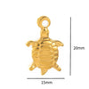 Wholesale Necklace Stainless Steel Starfish Turtle Zircon Drop Shape Star Shape Furnace Vacuum Plating 18K Gold Color Unisex