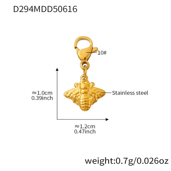 Wholesale Necklace Stainless Steel Titanium Steel Fruit Geometric Handmade Electroplated