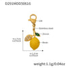 Wholesale Necklace Stainless Steel Titanium Steel Fruit Geometric Handmade Electroplated