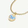 Wholesale Necklace Stainless Steel Titanium Steel Geometric Handpainted Butterfly Totem Guardian Plated With 18K Gold And Color Preservation