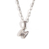 Wholesale Necklace Stainless Steel Titanium Steel Geometric Letter Electroplated