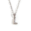 Wholesale Necklace Stainless Steel Titanium Steel Geometric Letter Electroplated