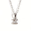 Wholesale Necklace Stainless Steel Titanium Steel Geometric Letter Electroplated