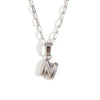 Wholesale Necklace Stainless Steel Titanium Steel Geometric Letter Electroplated