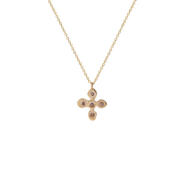 Wholesale Necklace Stainless Steel Titanium Steel Geometric Light Luxury Style Electroplating Baroque Pearl Zircon Diamond