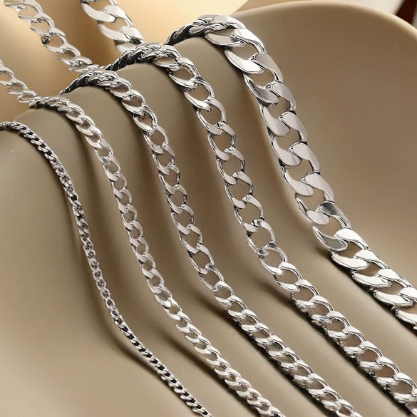Wholesale Necklace Stainless Steel Titanium Steel Geometric Nk Chain Electroplating Punk Simple Unisex