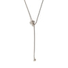 Wholesale Necklace Stainless Steel Titanium Steel Geometric Yshaped Electroplating Fashion Simple Drawstring Transfer Beads Clavicle Chain For Women