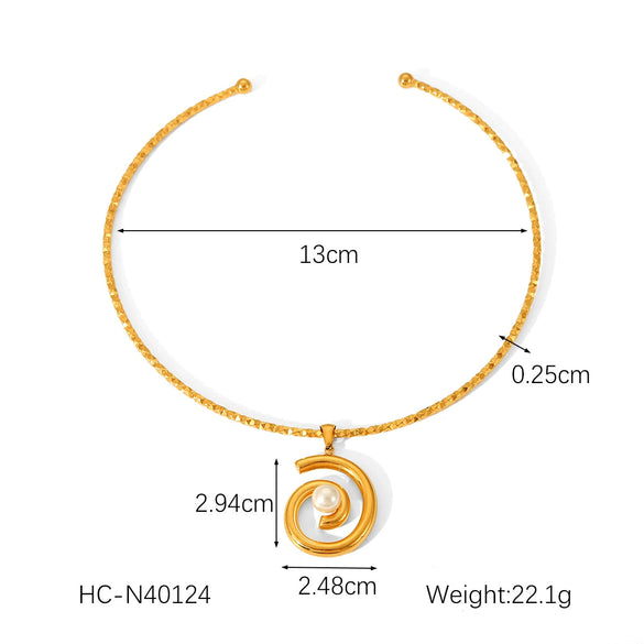 Wholesale Necklace Stainless Steel Titanium Steel Heart Bow Geometric Electroplating Style For Women