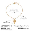 Wholesale Necklace Stainless Steel Titanium Steel Heart Shape Electroplating Design With Diamond Moon Star Half Love Beaded For Women