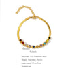 Wholesale Necklace Stainless Steel Titanium Steel Snake Bone Chain Geometric Pattern Electroplating Retro Design Unisex