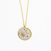 Wholesale Necklace Stainless Steel Titanium Steel Star Moon Geometric Twelve Constellations Dripping Oil Style For Women